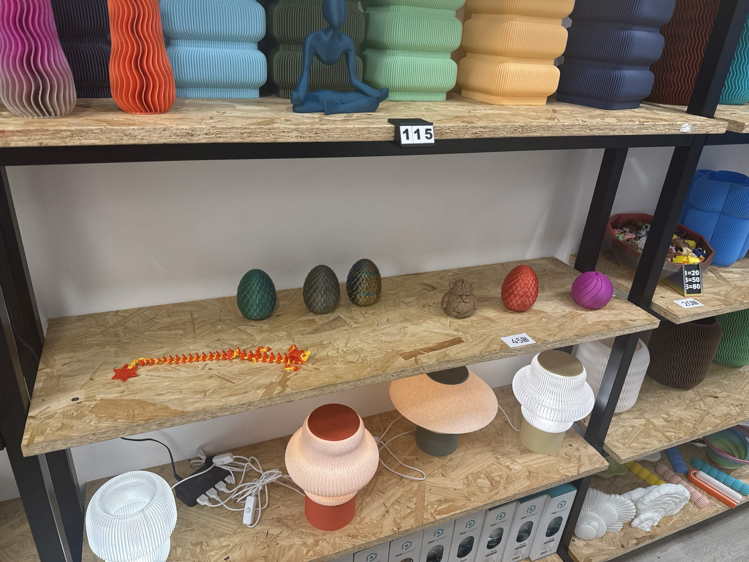 Models sales in a store